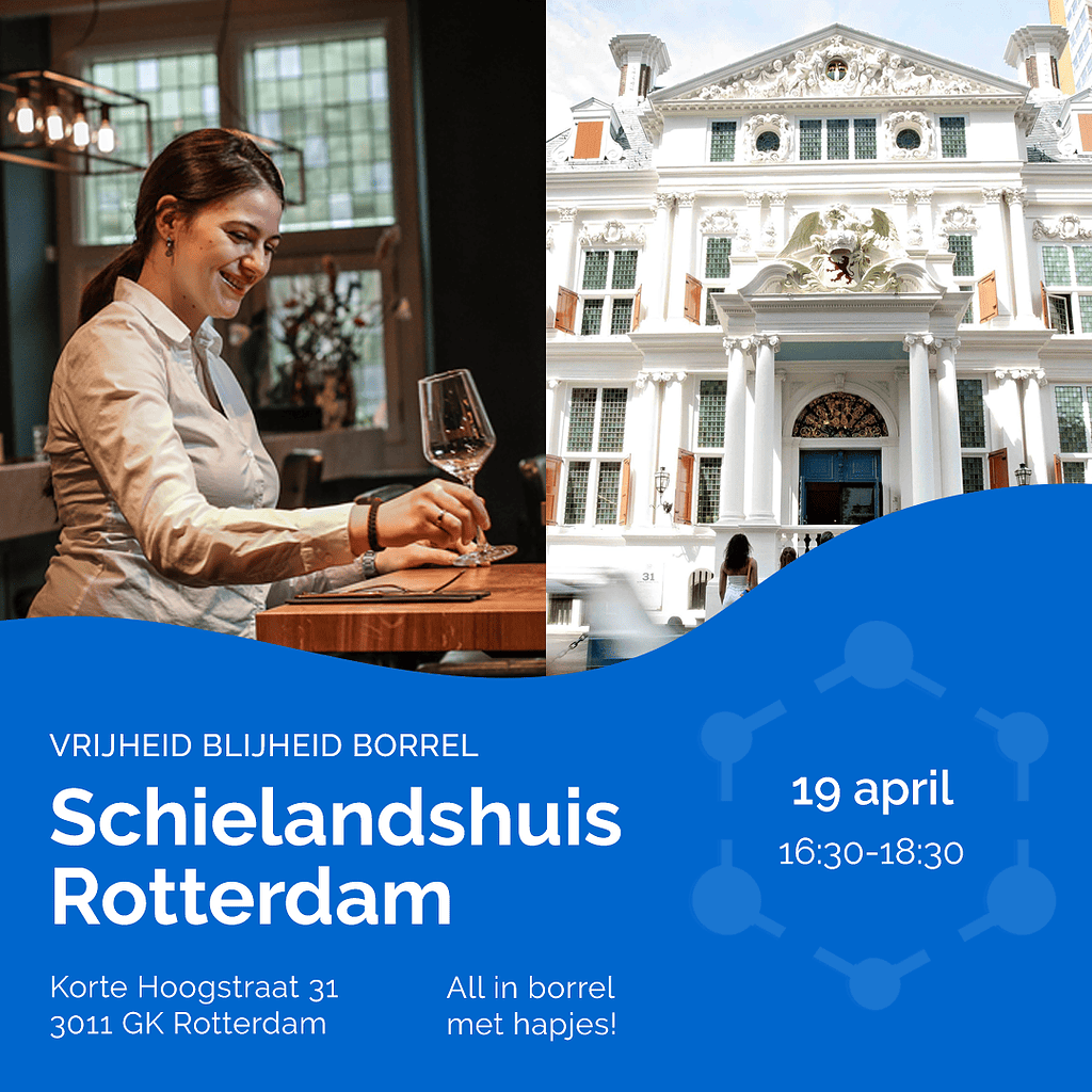 De flyer van het schellelandshuis rotterdam.